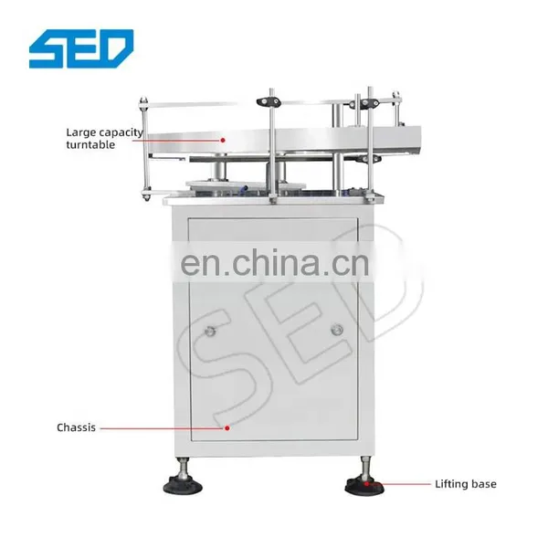 Multi-functional 120 Bottles/min Automatic Bottle Feeder Unscrambler Turntable For Plastic Glass Bottles photo-5