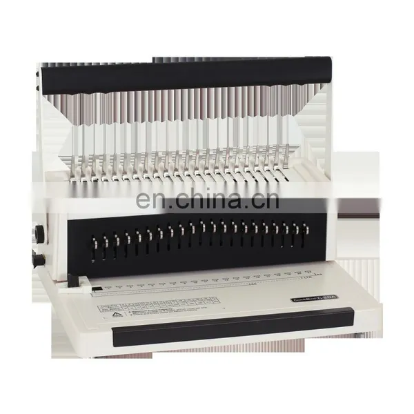 21 Holes Comb Paper Binding Machine Hardcover Book Binding Machine Price photo-2