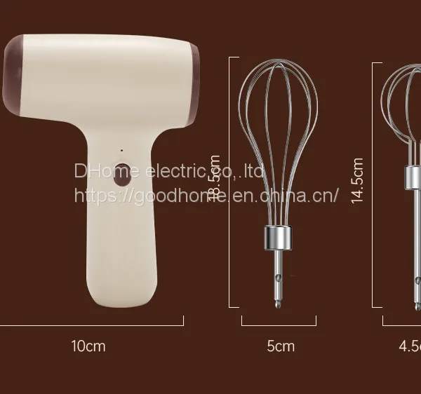 Wireless Electric Egg Beater Household Mini Cream Automatic Dispatcher Cake Baking Handheld Charging Stirring Machine（Wechat:13510231336） photo-3