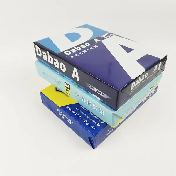 White Office Copy Paper 70GSM/80GSM A4 Paper With Custom Printing Pack MAIL+kala@sdzlzy.com photo-5