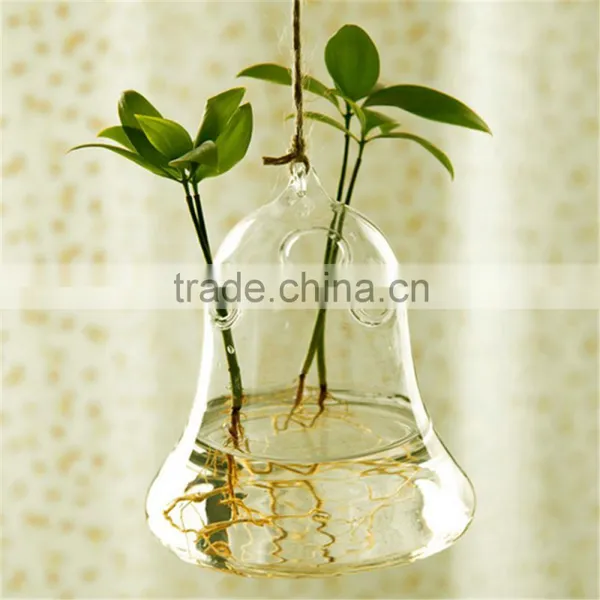 2015 Hot Sale Teardrop-shaped Giant Hanging Glass Vases With Holes photo-5