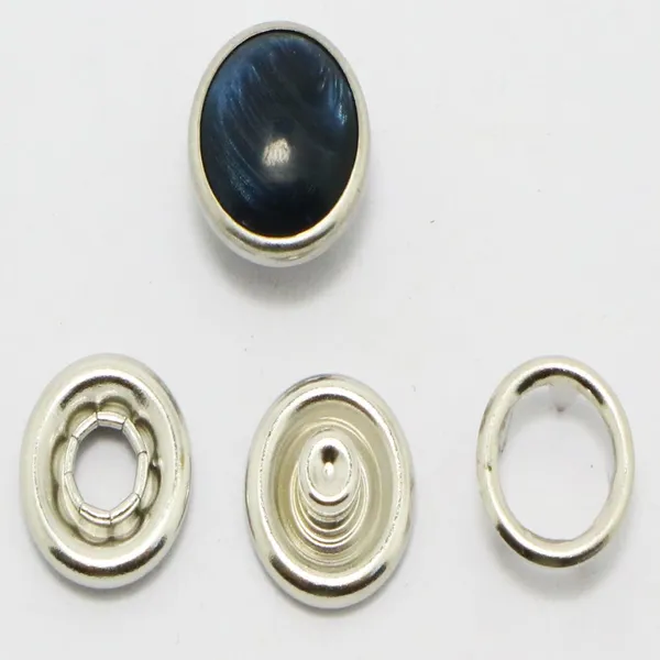 333#11.7mm Hard Pearl Snap Button Brown Color for Denim Shirs for LEE Logo photo-5