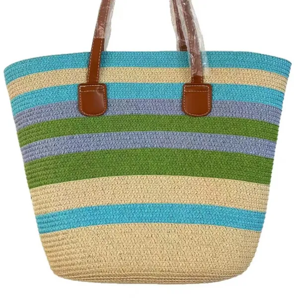 knitted tote bag
