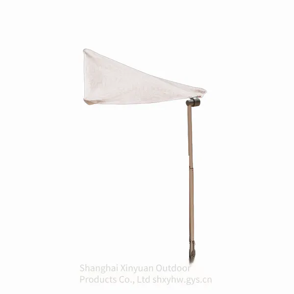 Small All-aluminum Square Cross Telescopic Beach Sunshade Umbrella for Shadow Shading photo-5