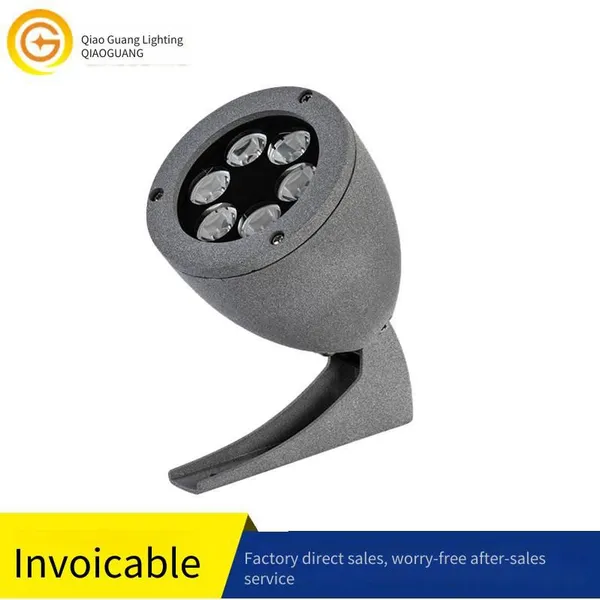 6w led circular tile floodlights for ancient architectural pavilions, glazed tile lighting, corrugated tile projector lights