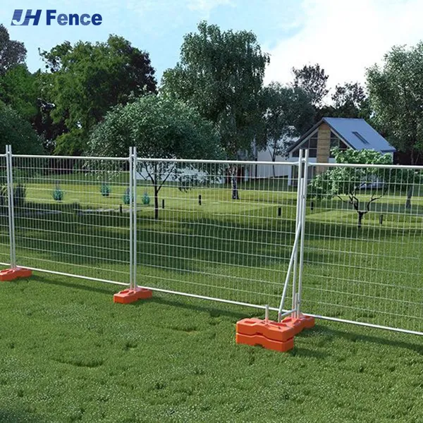 Outdoor Metal Steel Silver Security Fence Panels Temporary Fencing Australia Easily Assembled Temporary Fence photo-5