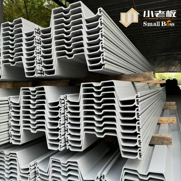 Customizable Cost-Saving Seawalls Sheet Bulkheads Retaining Walls Vinyl Pile Plastic PVC Sheet Pile photo-3