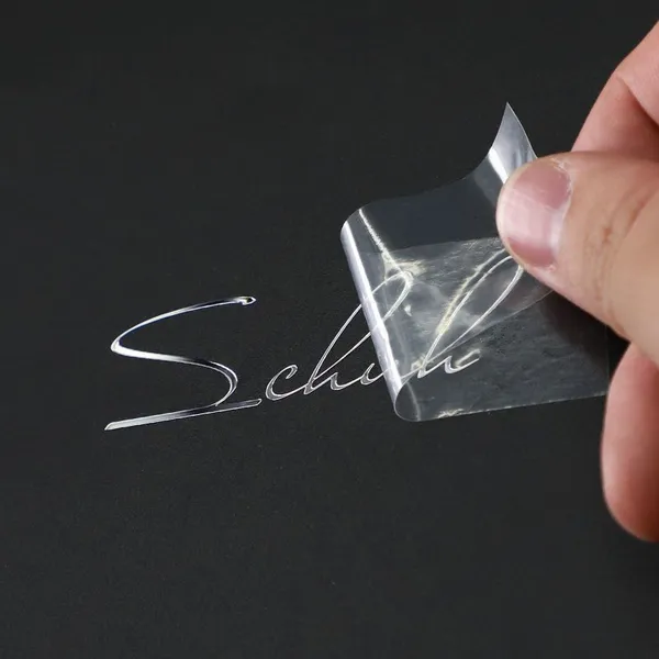 Metal Logo Transfer Label UV Sticker Custom Logo Waterproof UV Transfer Sticker photo-4