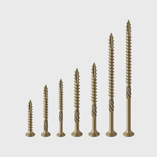 Factory Direct C1022A Wood Screws for Furniture Assembly Yellow Zinc Plated Full Thread Pozi Drive High Hardness Full Sizes Available photo-4