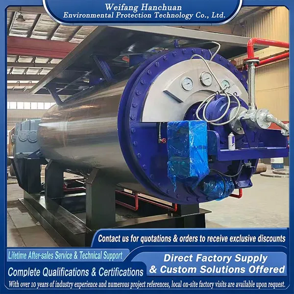 Feather Meal Processing Equipment.Poultry Feather Sterilization Processing Equipment.hydrolysis and Drying Integrated Machine