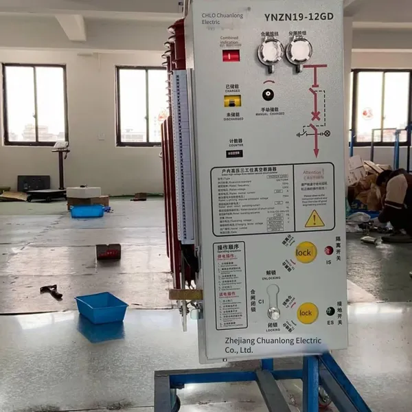 Ynzn19-12gd Miniaturized High-voltage Three-position Vacuum Circuit Breaker With Integrated Isolation and Earthing Vacuum Switch