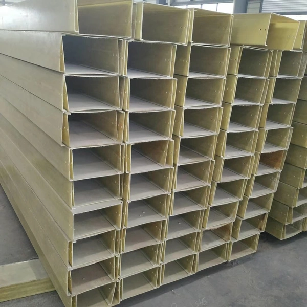 Durable Perforated FRP Cable Tray Trough - Various Finishes for Custom Needs photo-5