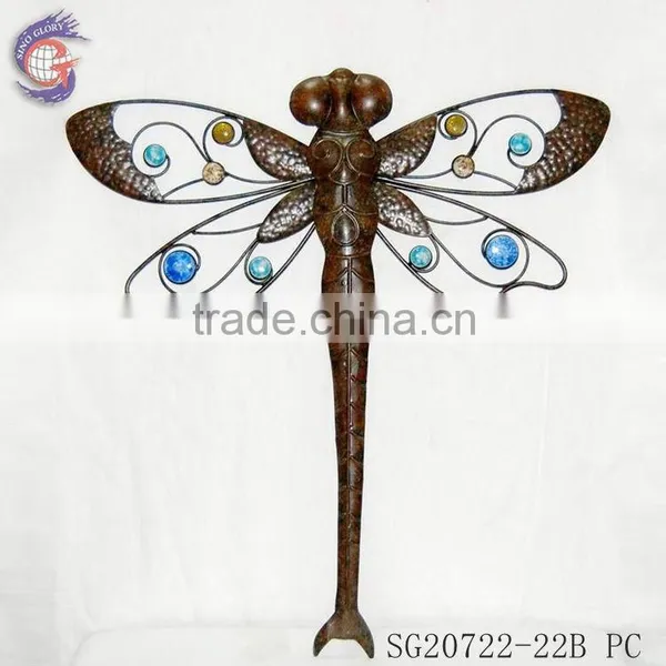 Rust Painting Finish Frog Wall Hanging for Home and Garden Decoration photo-6