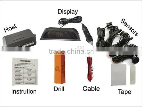 4 Rear Sensors Car Parking System Wireless With Led Display photo-2