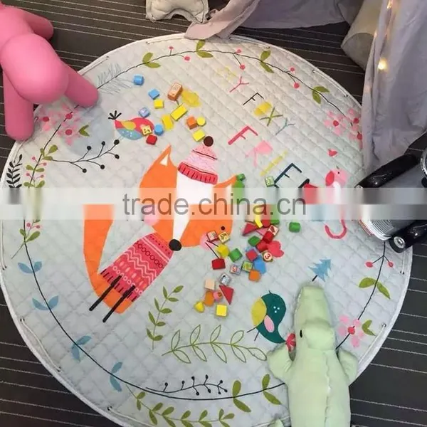 Baby Crawling Mats Toy Storage Folding Play Mat photo-2