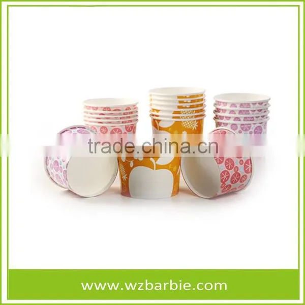 Recyled Ice Cream Paper Cup/Bowl For Ice Cream With Custom Logo Printed photo-5