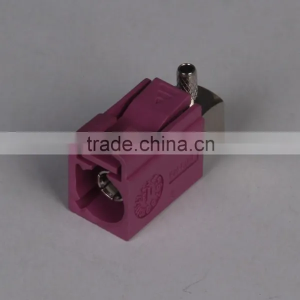R/A Fakra Violet Connector for Radio Controlled Parking Heating Rg Cable photo-4