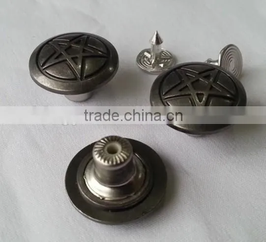 Zinc Alloy Material Cap Jeans Button for Jeans -- JB1412007 photo-5