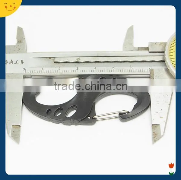 2016 Hot Sale s Biner Carabiner for Keychains,double Spring Hook, Plastic Carabiner Clips photo-5