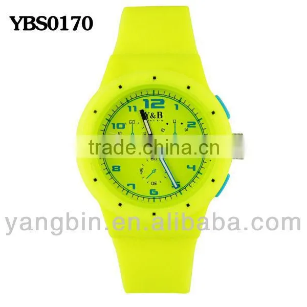 Hot Time Silicone Strap Fashion Custom Brand Unisex Watch Wholesale Products photo-3