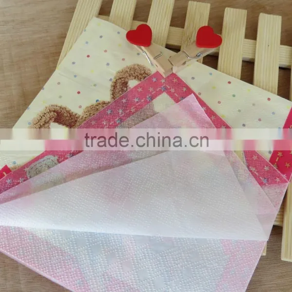 2016 Custom Made Color Paper Napkin Animal Printed Paper Napkin photo-5