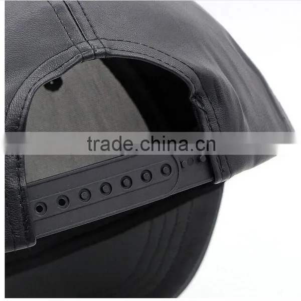 Colorful Raccoon Fur Balls Baseball Caps New Faux Leather Casquette PU Hat for Sport photo-5