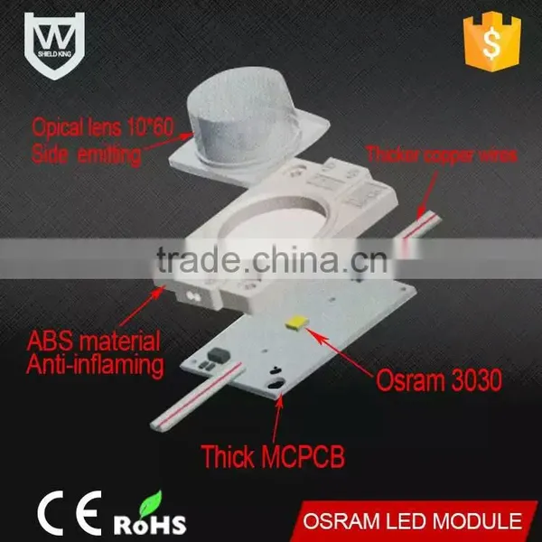  TOP quality 1.5W high power 3030 osram chip led module with lens 160 degree beam angle CE ROHS approved led backlight                        
                                                                                Supplier's Choice