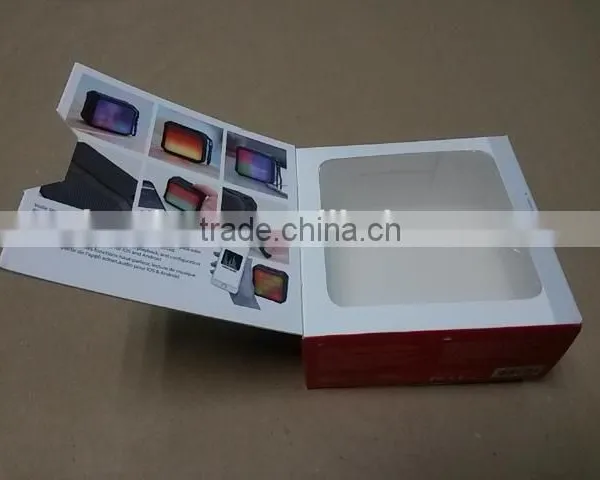 Customized Wholesale Small Cardboard Paper Box PVC Window With Handle photo-2