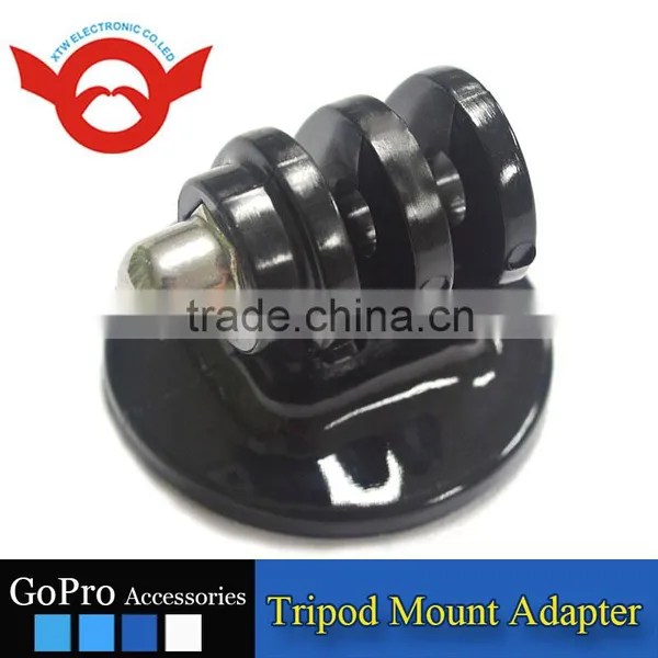 Black Tripod Mount Adapter for Gopro Hero 3+/3/2/1 Session GP03 photo-2