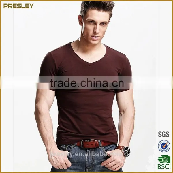 Presley Oem High Quality 100% Cotton Bulk Plain Mens Blank Tshirts for Printing Quality Choice
