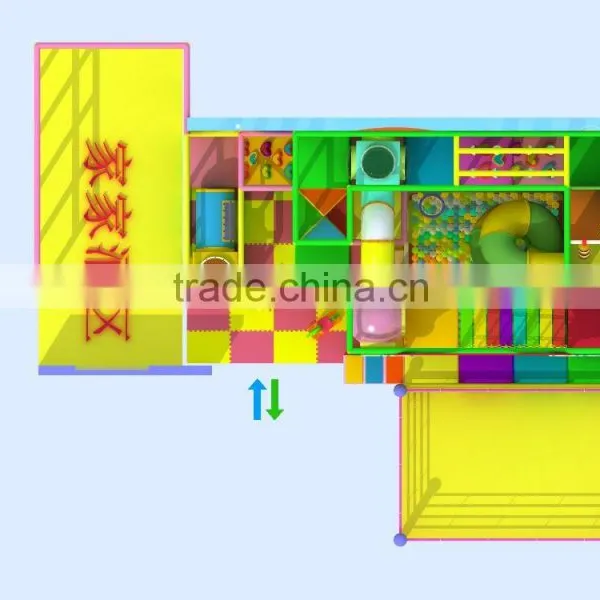Kids Educational Equipment Baby Indoor Used Playground Slides From Beijing Funmax photo-2