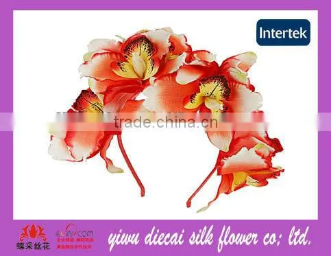 Handmade Floral Flower Hairband Hair Accessories photo-3