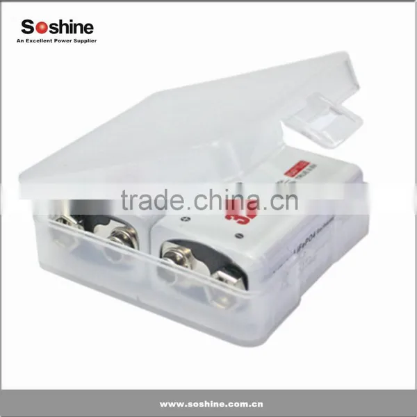 Soshine e3 9V Rechargeable Battery 320mAh 9.6V LiFePO4 9V Rechargeable Bttery photo-3