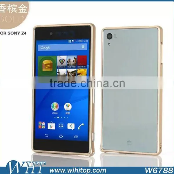 New Arrival Aluminum Metal Bumper Phone Cases Cover for Sony Xperia Z4 photo-2