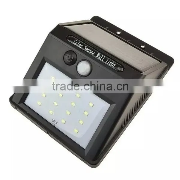 Outdoor Battery16 LED Solar Wall Mounted Motion Sensor Light photo-2