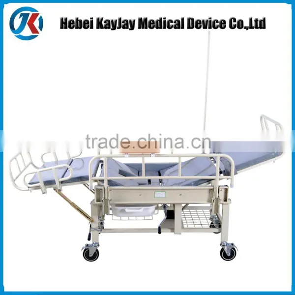 Mute Manual Hospital Bed Nimble Multifunctional Nursing Bed photo-5