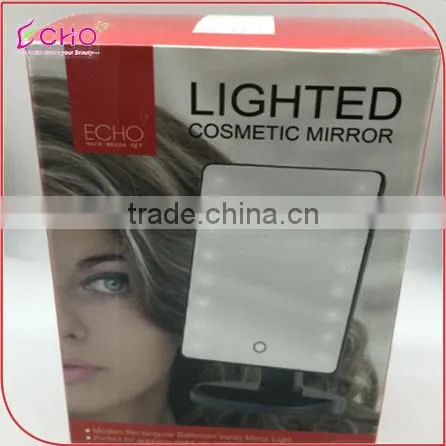 Wholesale and Retail Beautyful New Model Cheap Modern Dressing Light Table Mirror With Touch Press From China Mirror Factory photo-6