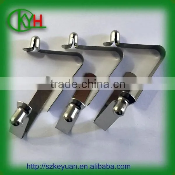 Custom Nickel Plated Steel u Shaped Small Flat Spring Clip photo-4