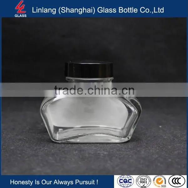 Free Shipping Wholesale China With Screw Cap Fountain Pen 50ml Ink Glass Bottle photo-2