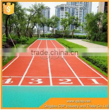 Safty Synthetic Rubber Running Track Material for 400 m Playground
