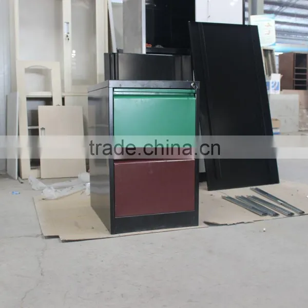 2 Drawer Different Color Steel Filing Cabinet Specifications photo-4