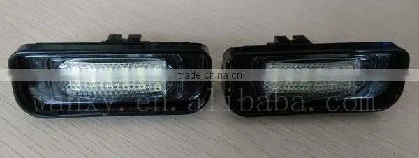 E-mark Super Brightness LED License Plate Lamp for W220 Led Number Plate Lights for Mercedes W220 S-CLASS 1999-2005 photo-3
