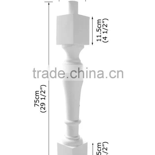 High Quality Good Price Beautiful New Modern Luxury Decorative Interior Polyurethane Balustrade photo-6