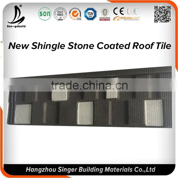 Low Price Natural Stone Coated Roof Tiles Type of Roofing Sheets Building Steel Sheet Metal photo-5