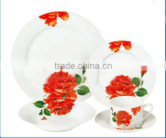 Porcelain Dinner Set, Antique Porcelain Dinner Set, Espresso Porcelain Set
