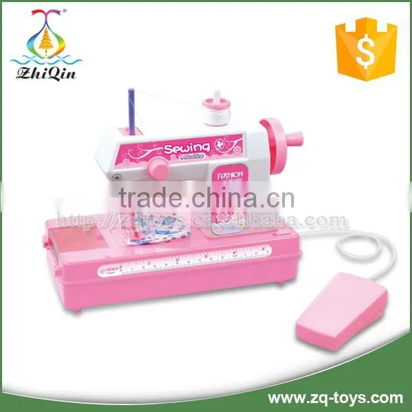 Girls Plastic Battery Operated Toy Sewing Machine With Light and Music photo-2