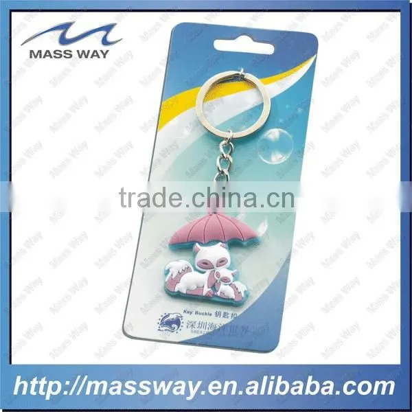 Hot Sale Promotional Lovely Cartoon 3D Custom Soft PVC Keychain photo-5