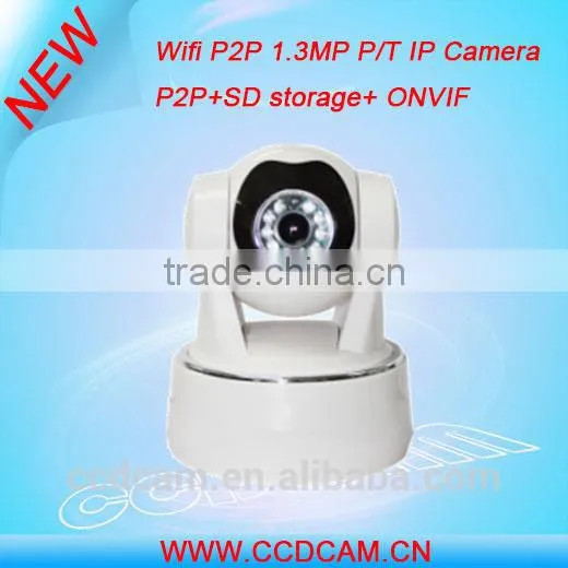 New Design 720P CCTV IP Camera Mega Pixels Cmos Sensor Onvif Wireless Wifi IP Network Camera