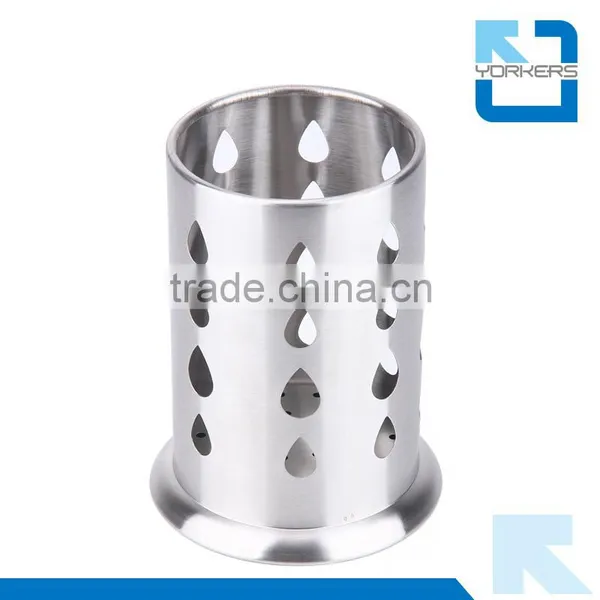 Stainless Steel Chopstick Fork & Kitchen Knife Round Holder/container photo-4