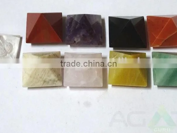 Mix Agate Stone Vastu Pyramids